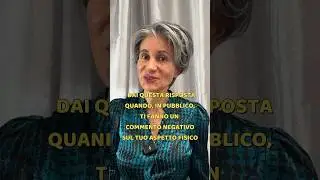 QUANDO IN PUBBLICO TI FANNO UN COMMENTO NEGATIVO #psicologia #psicoterapia