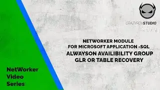 NMM SQL - AlwaysOn AG Database GLR(Table level) restore