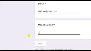 Google Form Problem Solving