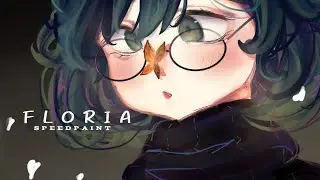 ꧁ F L O R I A ꧂SPEED PAINT |{ procreate }|