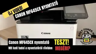Canon MF645cx színes lézernyomtató bemutatása - CRG054 toner #nyomtató #toner #kellékanyag
