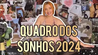 ✨QUADRO DOS SONHOS 2024 ✨Crie meu mural dos sonhos e metas comigo!