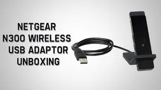 Netgear N300 Wireless USB Adaptor Unboxing
