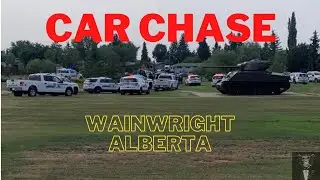 Police Chase Wainwright Alberta