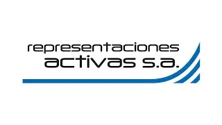 Presentación de Representaciones Activas, Venta de máquinas y productos para el mercado serigráfico.