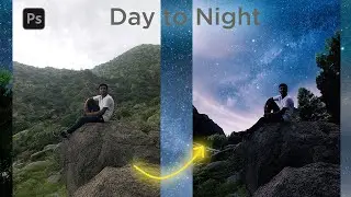 how to change Day to night in photoshop