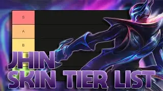 TIER LIST DAS SKINS DO JHIN (MUITO MAIS DO QUE 4 SKINS)