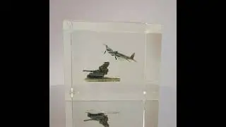 Mozzie Bite! 1:700 diorama in a resin paper-weight