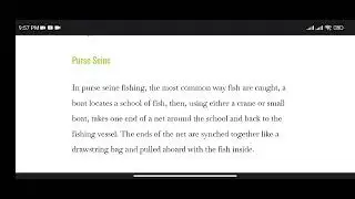 Commercial fishing methods
