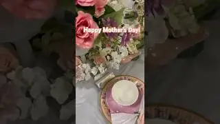 We had a Mother’s Day tea, it was amazing! Had to share the decor because it was beautiful 💐🩷