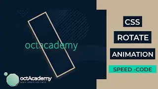 CSS3 Text Animation Effects Examples 2 - ROTATE HTML CSS Animation (Speed Code)