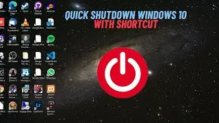 Quickly Shut Down with shortcut in windows 10 Update 2023