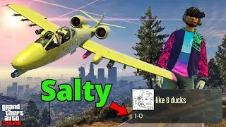 Pathetic Tryhard Sweats Against My Noob Account | GTA Online