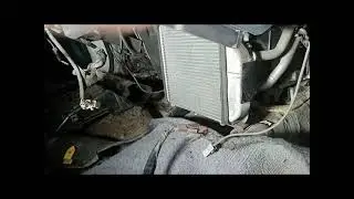 снятие радиатора отопителя toyota ipsum 96г