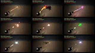 Canon fire Unreal Engine VFX Niagara