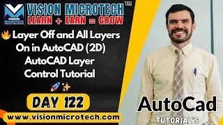 🔥 Layer Off and All Layers On in AutoCAD (2D) | AutoCAD Layer Control Tutorial 🚀 ✨