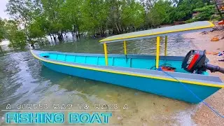 Easy way to make a fishing boat from wood