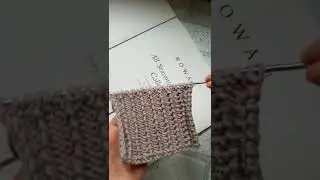 Самый чёткий рубчик спицами.👍