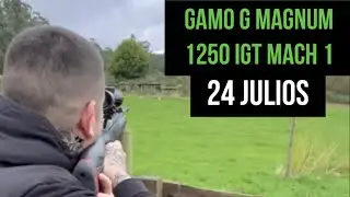 Gamo g magnum 1250 igt mach 1  (5.5) tirando a 50/60 metros