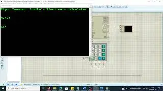 AVR assembly calculator using ATMEGA32 serial communication