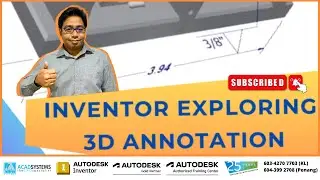Autodesk Inventor Exploring 3D Annotation