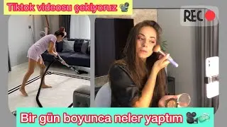 Bir gün boyunca neler yaptık 🥳🎥🧼 Vlog 📽
