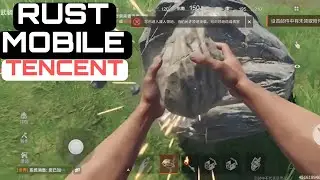 RUST MOBILE Tencent China Test Gameplay Codename: Outpost Chinese Android Gameplay 2024