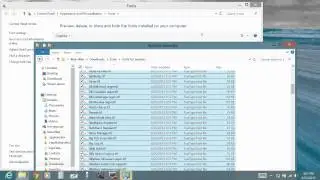 How to install fonts on Windows 8