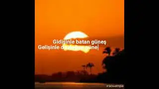 Güneşin battığı an birinin gittiği ana benzer.