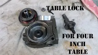 Shop Fox Rotary table table lock.