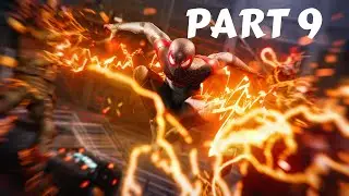 SPIDER MAN : MILES MORALES Walkthrough Gameplay-Part 9-Rhino Boss Fight-PS4