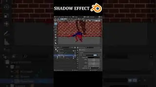How to Easily Add 2D Shadows in Blender #shorts