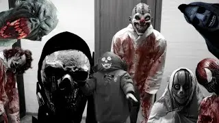 ПОЛНЫЙ ДОМ МОНСТРОВ😱😱😱👻👻👻🤡🤡🤡 #мистика #бабайка #момо #призрак #косплей #монстр #ужасы #хоррор