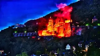 The destruction of Heidelberg Castle in the Nine Years War 1688-1697