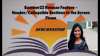 Summer22 Release Feature   Screen Flow   Header and Collasible Sections