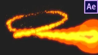 Cartoon Fire Flash FX Animation with Trapcode Particular | Motion Graphics After Effects Tutorial