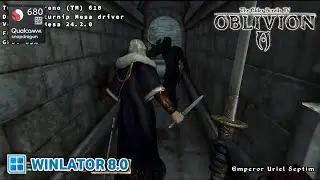 Winlator 8.0. | THE ELDER SCROLL IV - OBLIVION | Snapdragon 680