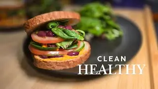 Avocado & Veggie Hummus Loaded Sandwich❗️ with (Nutritional values)