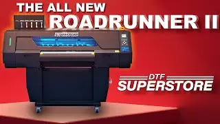 This is the NEW RoadRunner II - 4-Head DTF Printing System