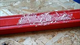 How to remove frozen foam