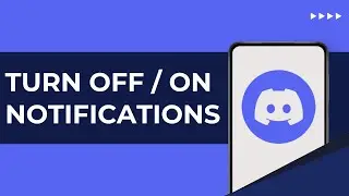 How To Turn Off / On Notifications On Discord App In Android  | Full Guide Disable Notification