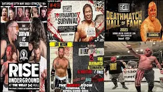 The News That Broke Glass - Deathmatch Wrestling News & Reviews - Episode #49 - April 21st 2023.