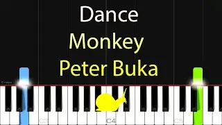 Dance Monkey Peter Buka Piano SLOW Tutorial