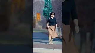 A Line Skirt Midi Skirt #shortvideo #skirts #ootd