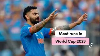 Most runs in World Cup 2023