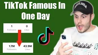 HOW TO GET TIKTOK FAMOUS IN ONE DAY  (Easiest Way)