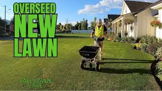 Reseeding washout areas FIRST MOW