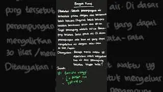 Sebuah penampungan air berbentuk prisma de... | PR Matematika S | Kelas 8 | 3 | Matematika