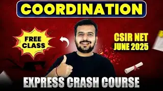 CSIR NET Chemical Science Free Classes | CSIR NET June 2025 | CSIR NET 2025 Chemistry Crash Course