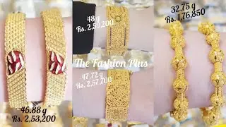 22k Gold Bangle New Designs with Weight and Price 